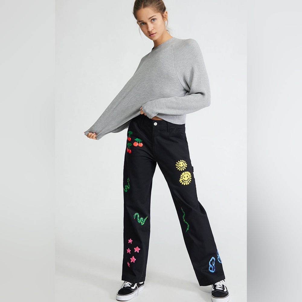 NWT Coney Island Picnic Doodle Pants